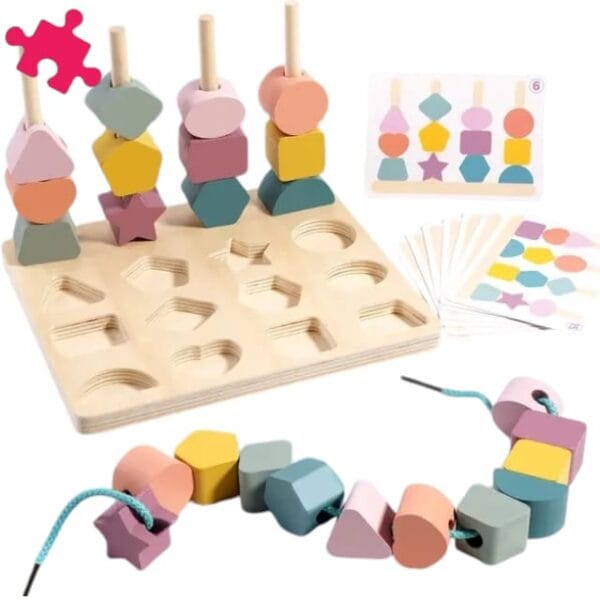 Shapes Stacking Matching Board